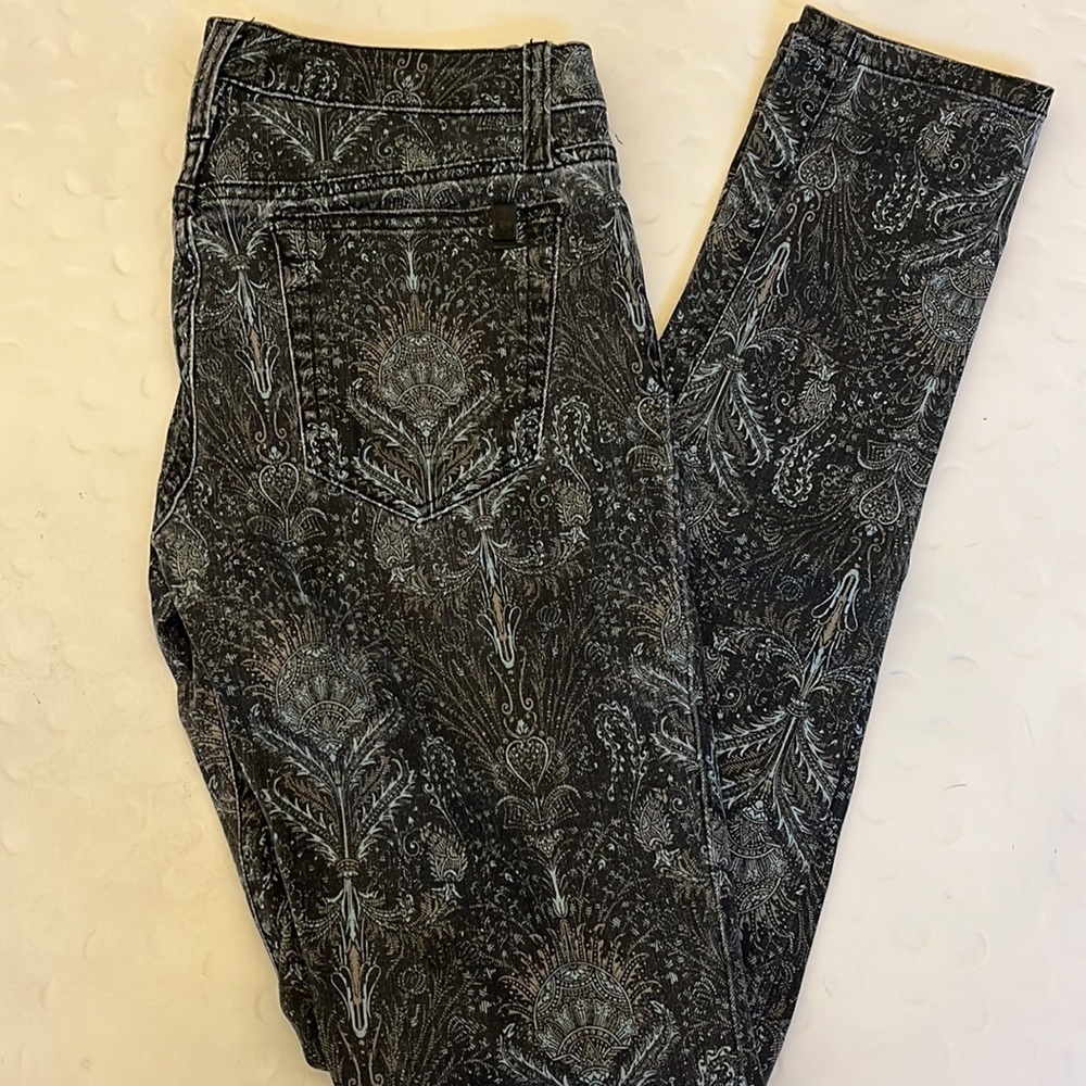 JOE’S JEANS Baroque Print The Skinny Stretch Patterned Jean- Size 26 - Picture 3 of 12